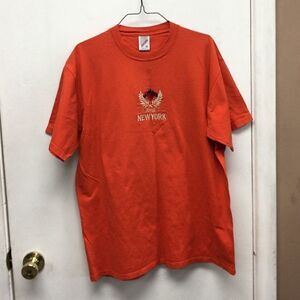 Vintage Jerzees New York Big Apple Embroidered Mens size XL
